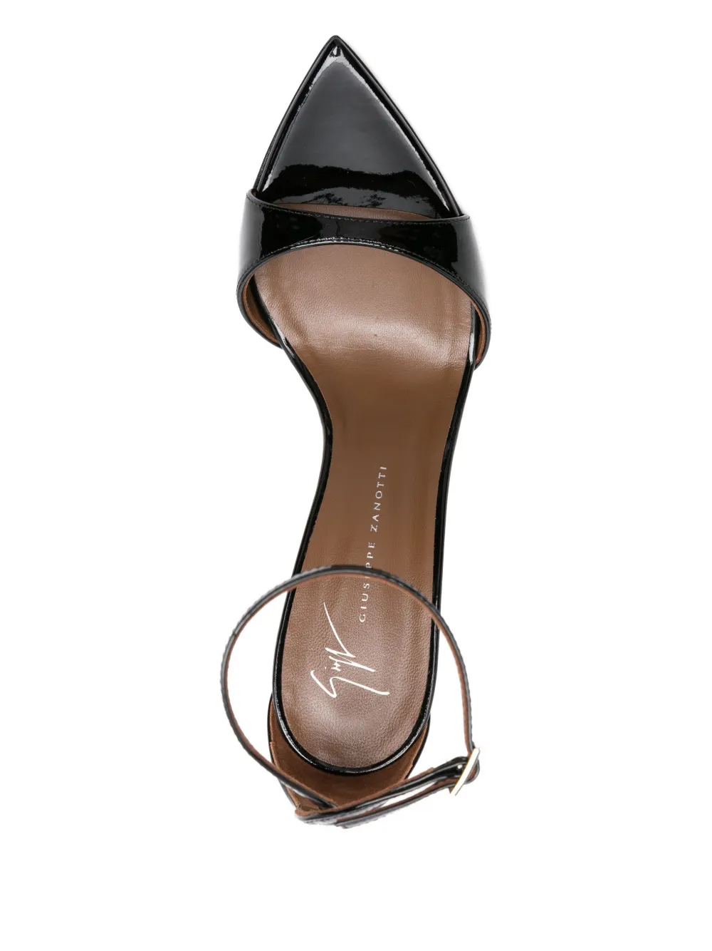 Сандалии из кожи Intriigo 105 мм Giuseppe Zanotti, черный — фото 4