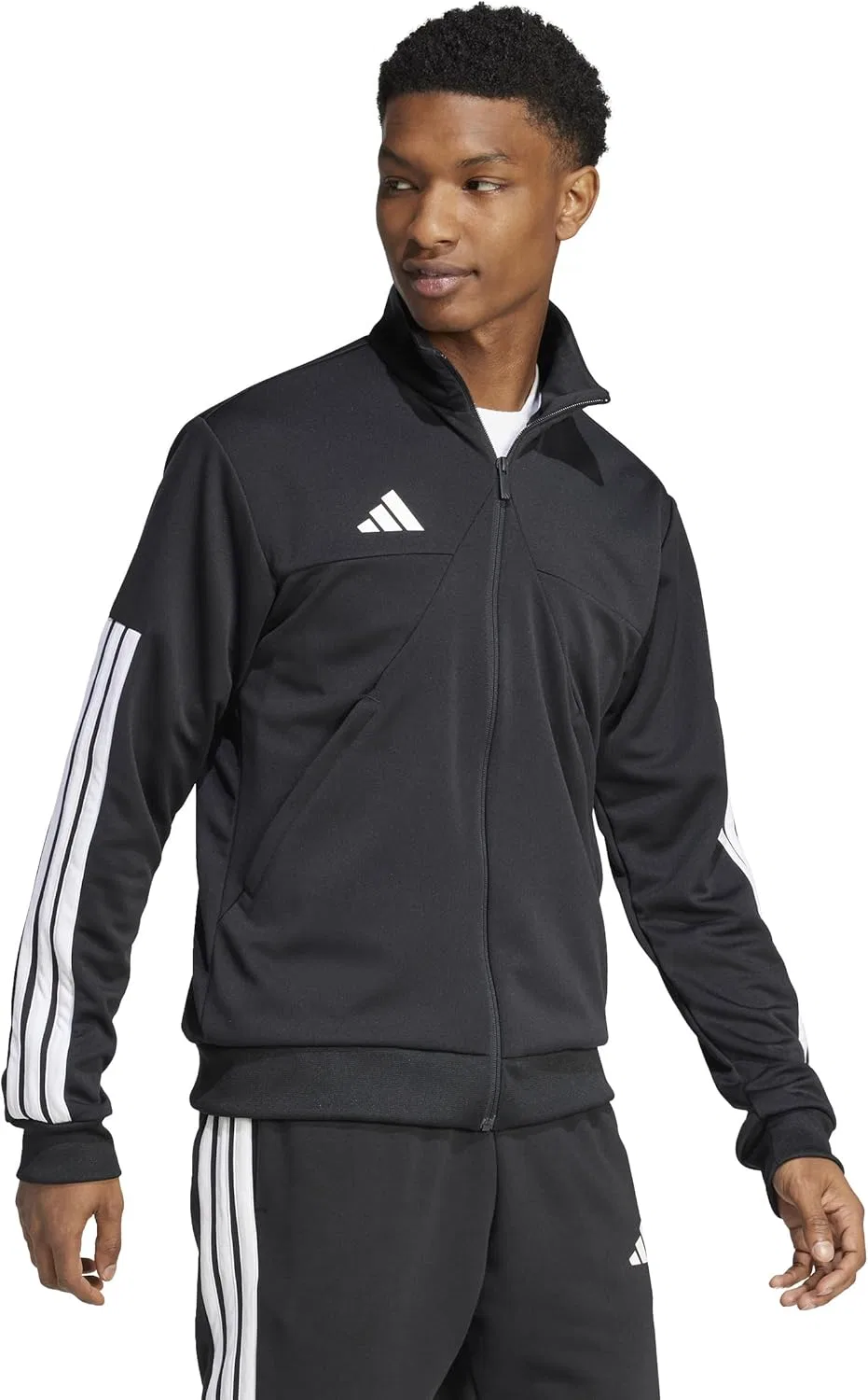 Толстовка Adidas Tiro Wordmark, черно-белый — фото 2