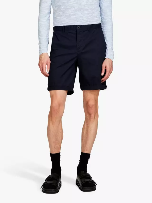 

Шорты SISLEY Slim Fit Bermuda, темно-синий