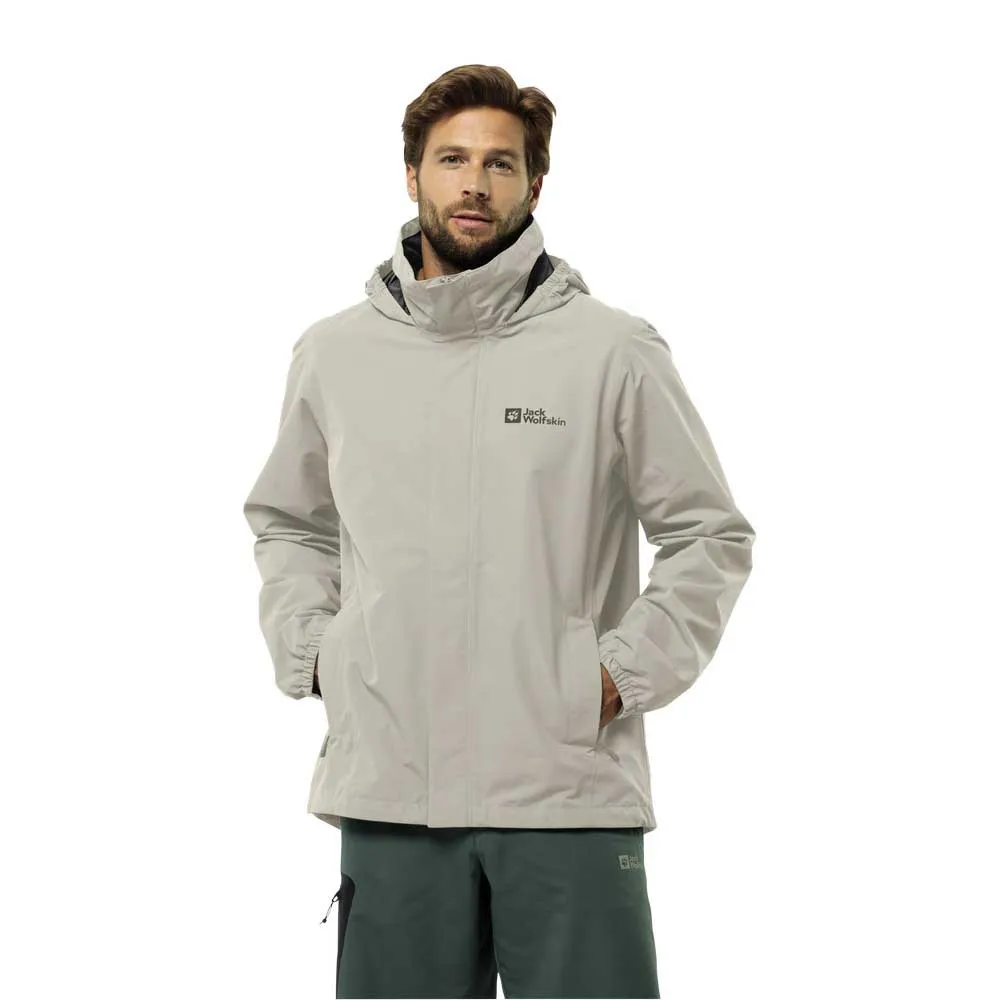 

Куртка Jack Wolfskin Stormy Point 2L, серый/бежевый
