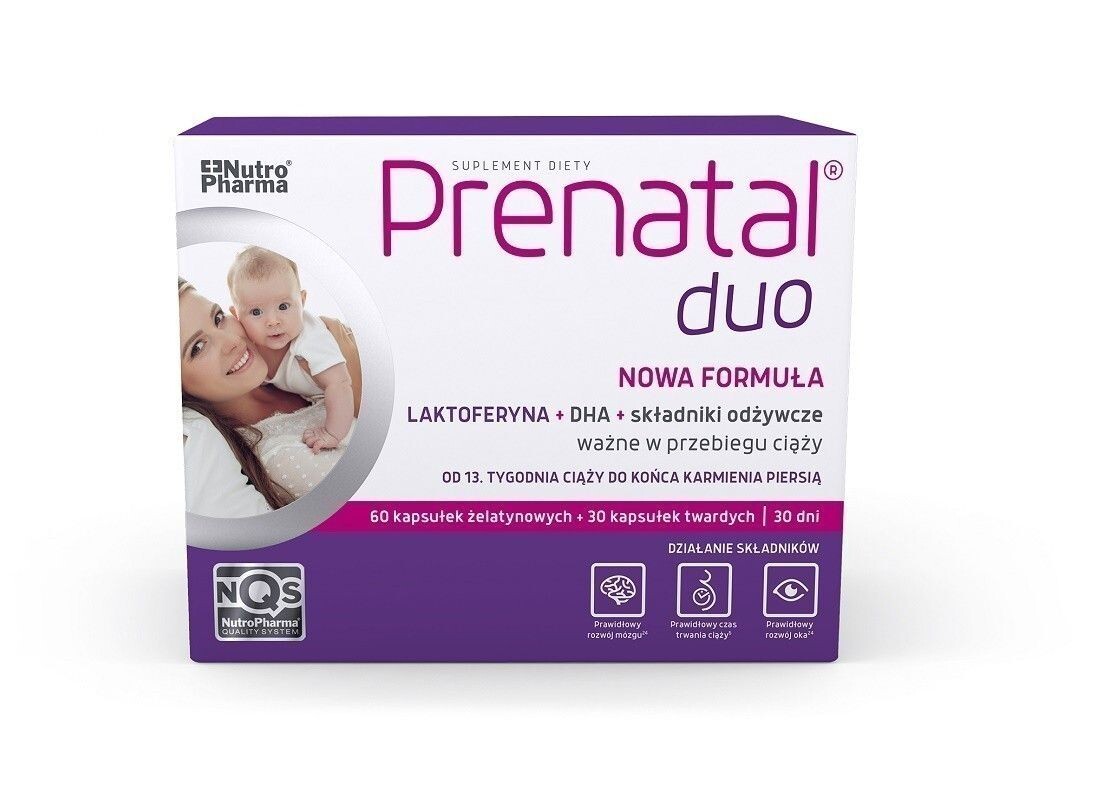 

Prenatal Duo витамины для мам и беременных, 90 шт.