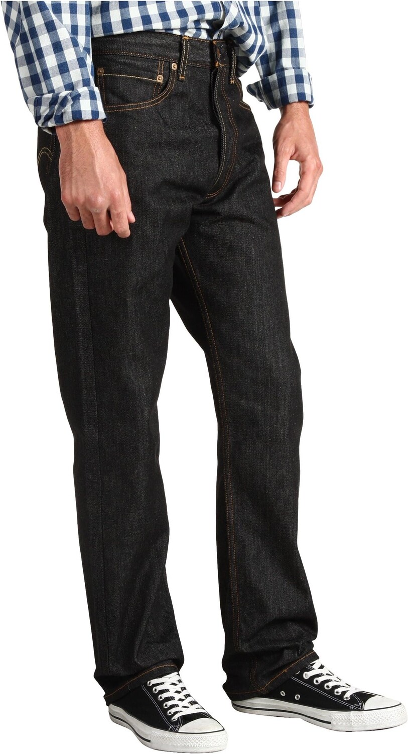 Джинсы Levi's 501 Original Shrink-to-Fit Jeans, черный — фото 4