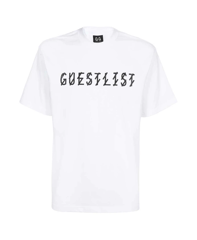 

Хлопковая футболка с принтом 44 Label Group, белый