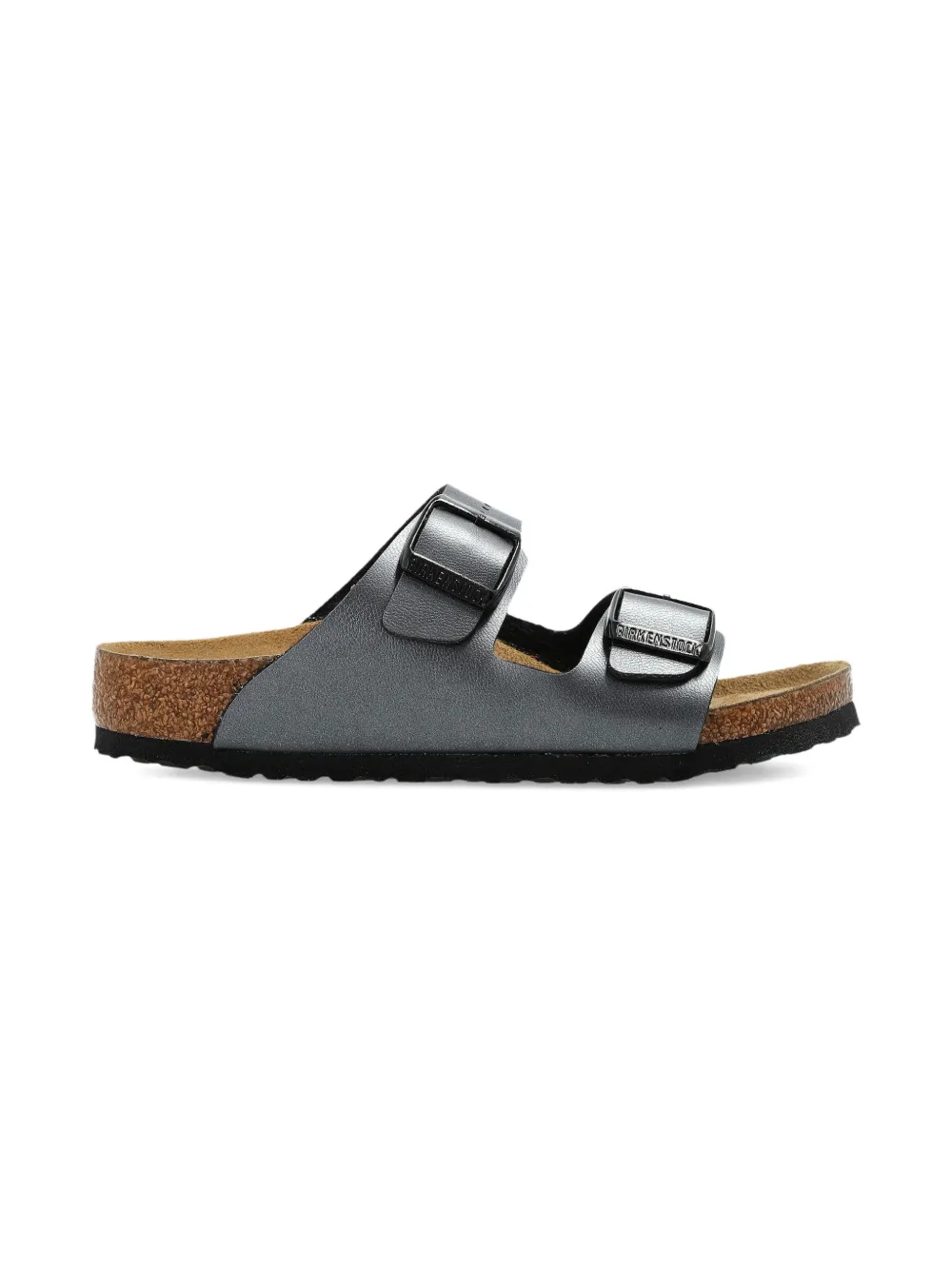 Босоножки arizona с ремешками и пряжками Birkenstock Kids, серый — фото 2