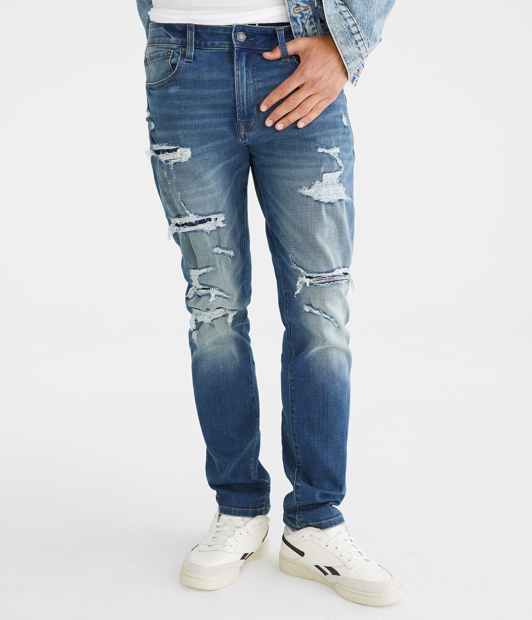 

Мужские джинсы Aeropostale, цвет dark wash