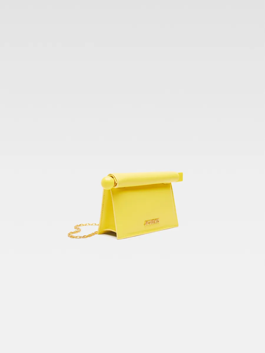 

Мини-сумка клатч Ронд Карре Jacquemus, желтый