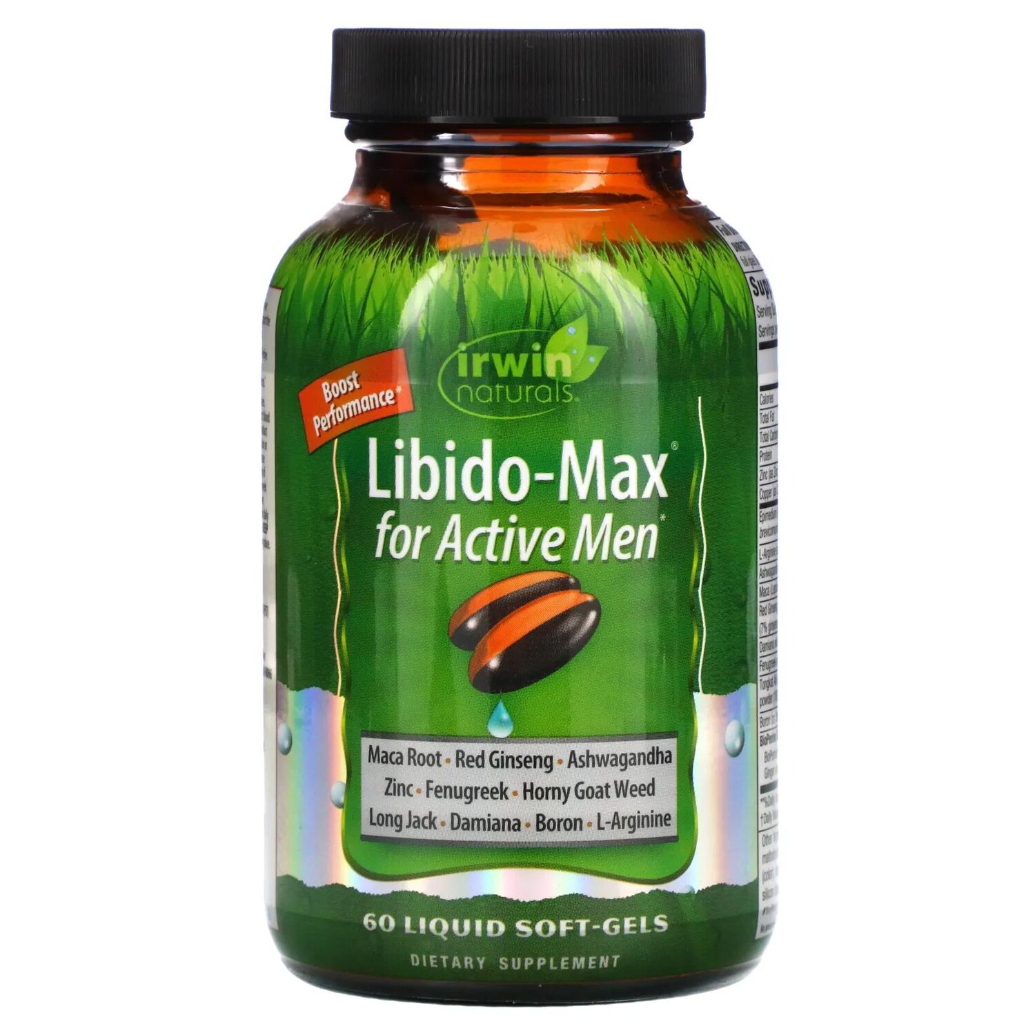 

Irwin Naturals Либидо-Максимум для активных мужчин 60 софтгелей