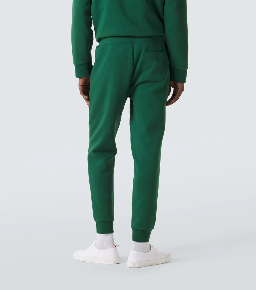 Спортивные штаны из смесового хлопка Polo Ralph Lauren, зеленый — фото 4