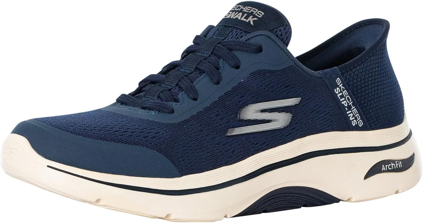 Мужские широкие слипоны Skechers Go Walk Arch Fit 2.0 Simplicity 2, темно-синий