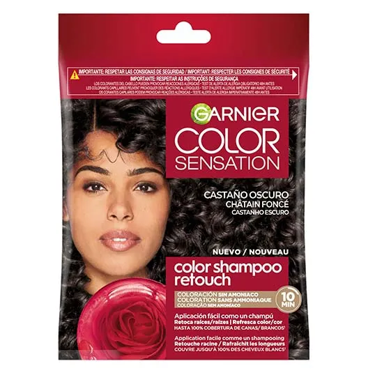 

Шампунь для окрашивания без аммиака Color Shampoo Retouch Color Sensation, цвет castaño oscuro