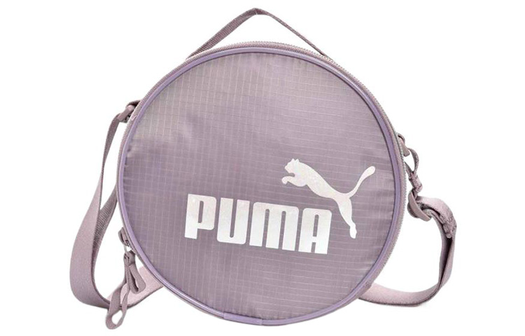 

PUMA Полиэстеровый маленький круглый рюкзак через плечо поясная сумка клатч женский обычный мечтательный фиолетовый