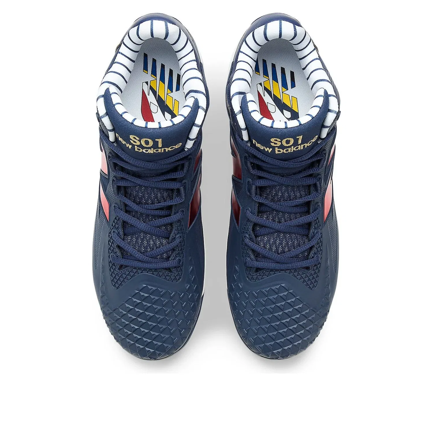 Бутсы New Balance Fuelcell Ohtani v1 'Team Navy White' MSHO5GO, темно-синий — фото 3