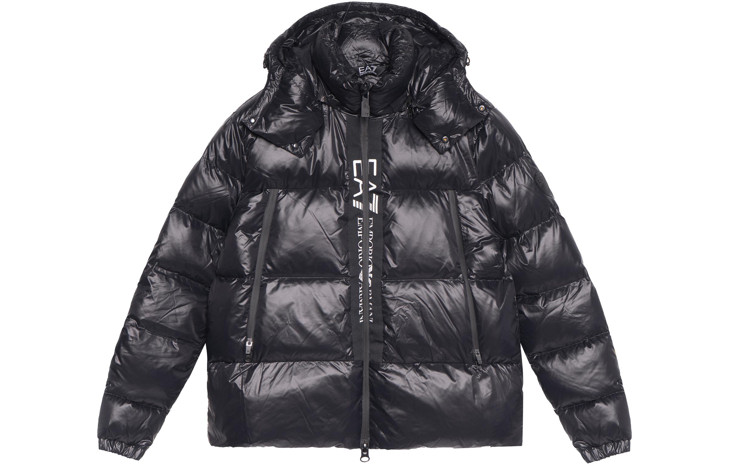 

EMPORIO ARMANI EA7 FW22 Пуховик мужской черный