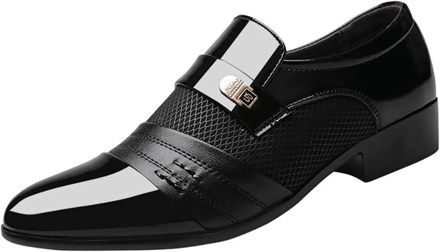 

Мужские туфли ZHOUYF, повседневные уличные, на резинке, с заостренным носком, для костюма, формальные, модные свадебные и рабочие оксфорды