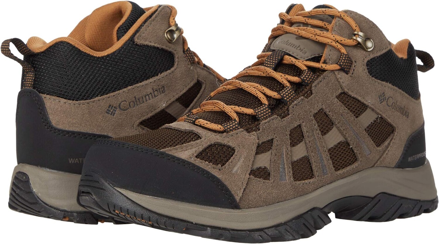 

Походная обувь водонепроницаемая Redmond III Mid Waterproof Columbia, цвет Cordovan/Elk