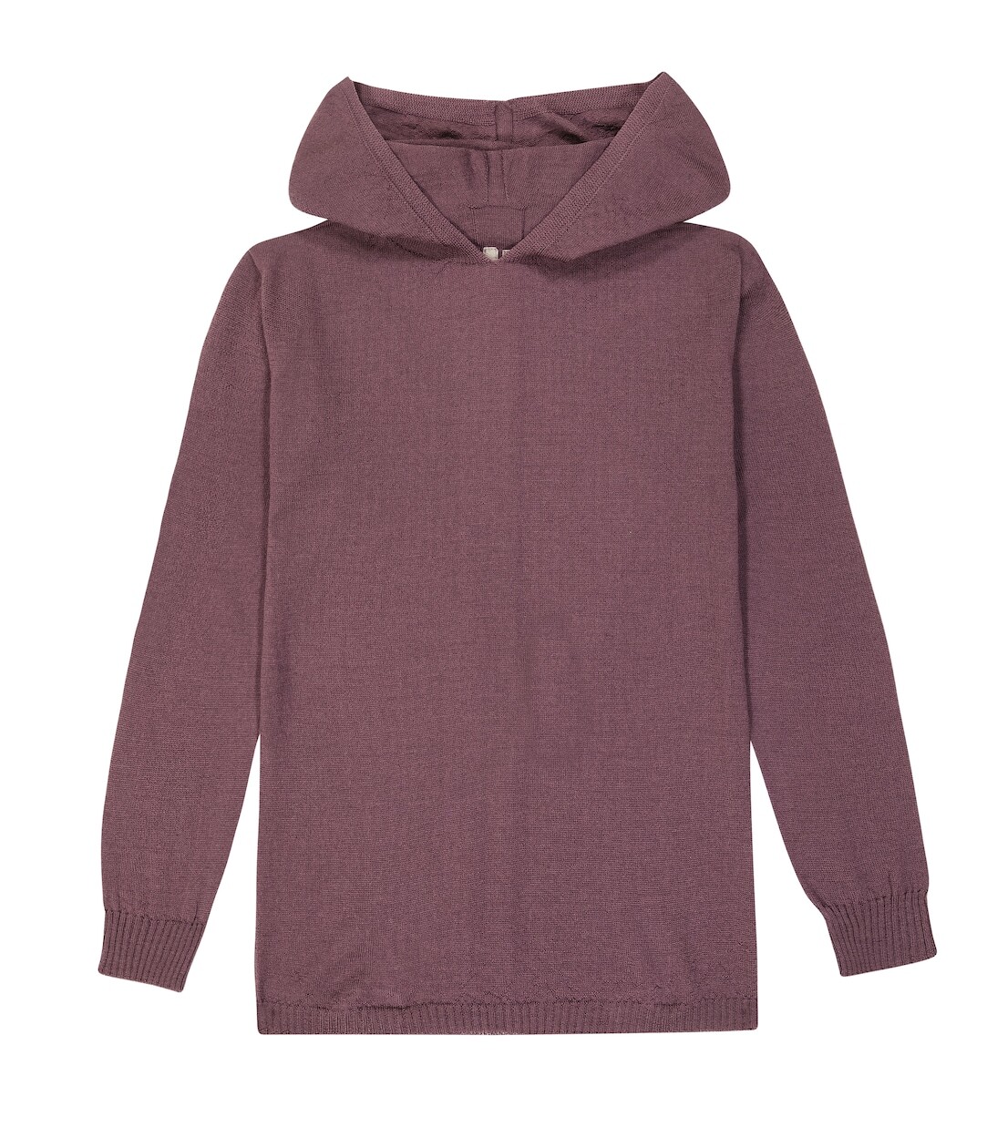 

Толстовка из натуральной шерсти Rick Owens Kids, бургундия