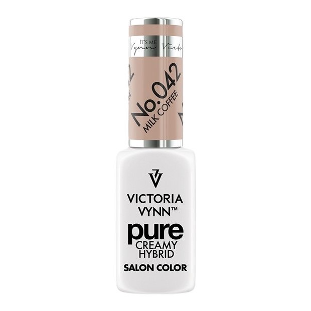 

Лак для ногтей гибридный Victoria Vynn Pure Creamy Hybrid 042 Milk Coffee, 8 мл