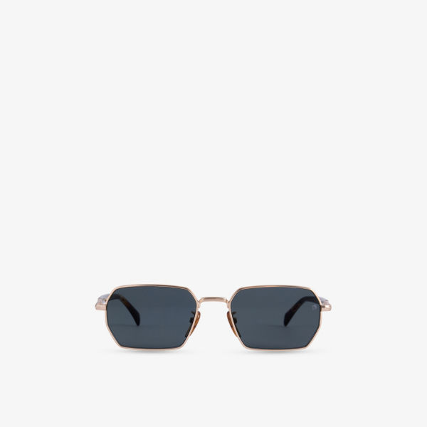 

Солнцезащитные очки Eyewear By David Beckham havana металлические матовые, золотой