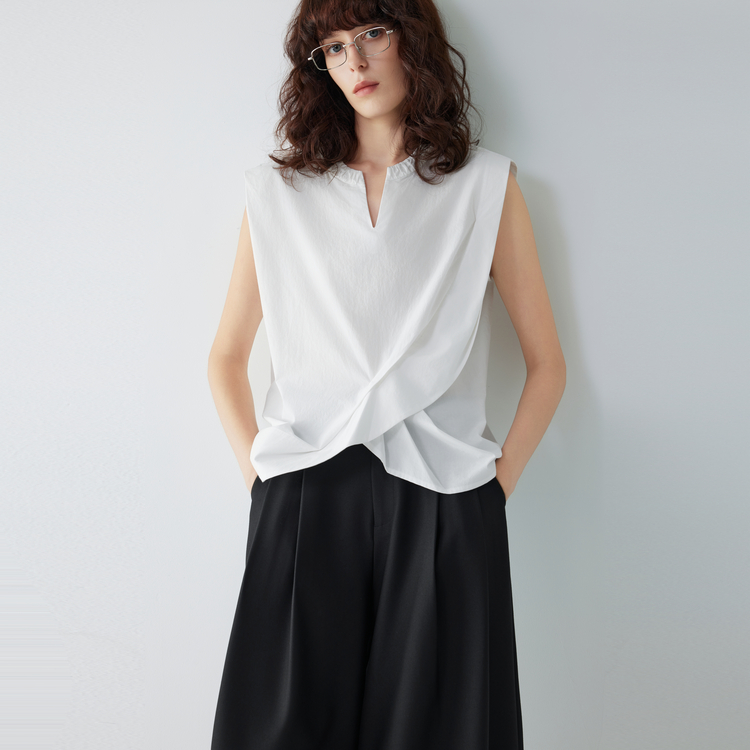 

ELLE Футболка Women's White Crew Neck Moderate