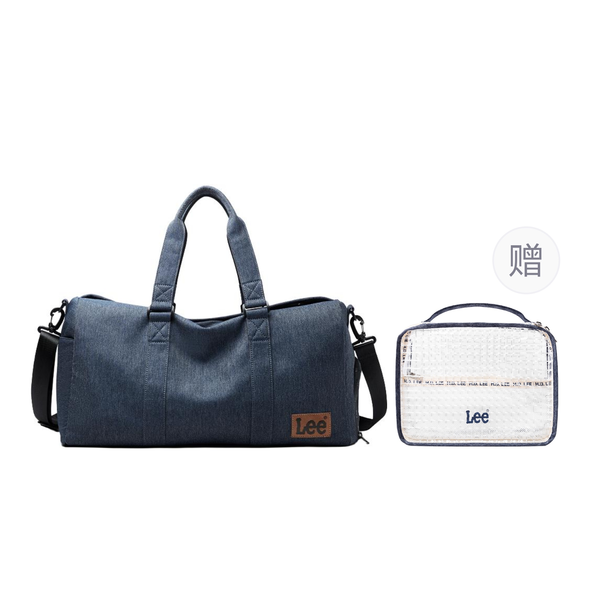 

Lee Оксфордская сумка через плечо, Sports Combination[Denim Blue+Toiletry Bag]
