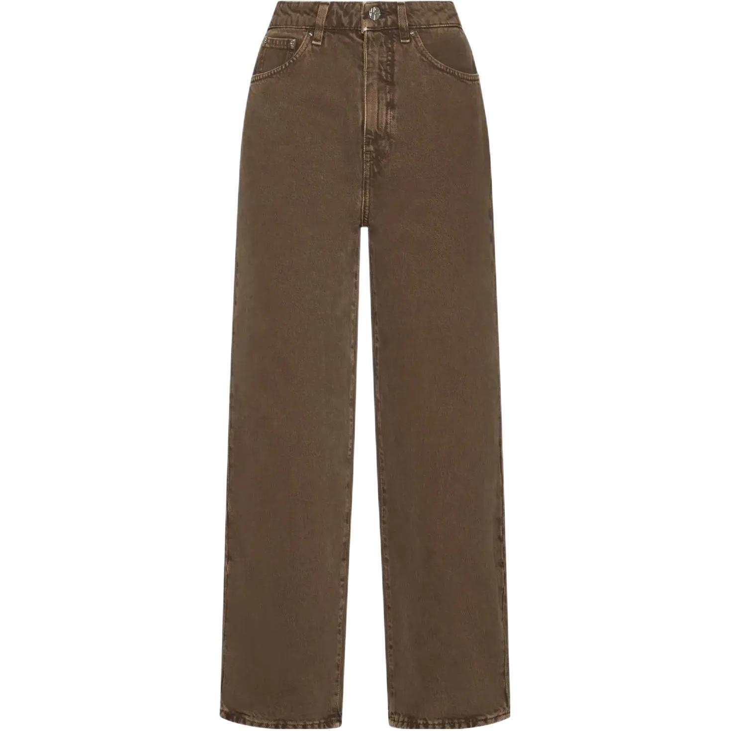 

Широкие брюки с поясом Lemaire, зеленый