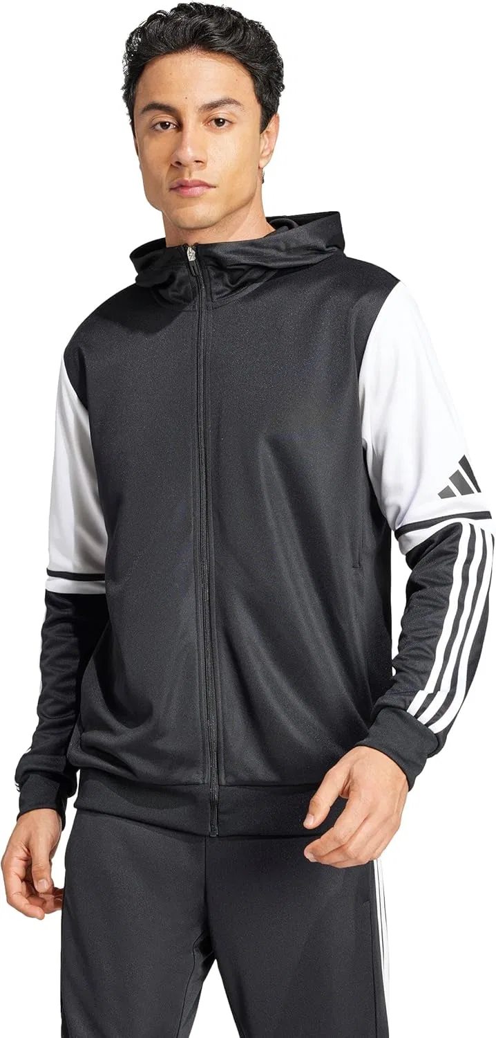 Толстовка мужская adidas, черный/белый — фото 4