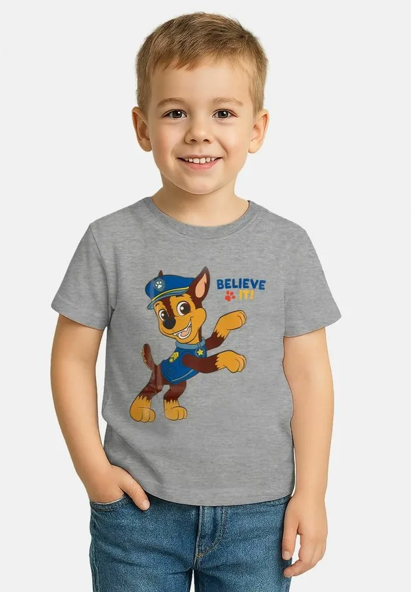 Футболка 2er pack paw patrol oberteil shirt футболка с принтом kurzärmlig Paw Patrol, Blau/Grau — фото 2