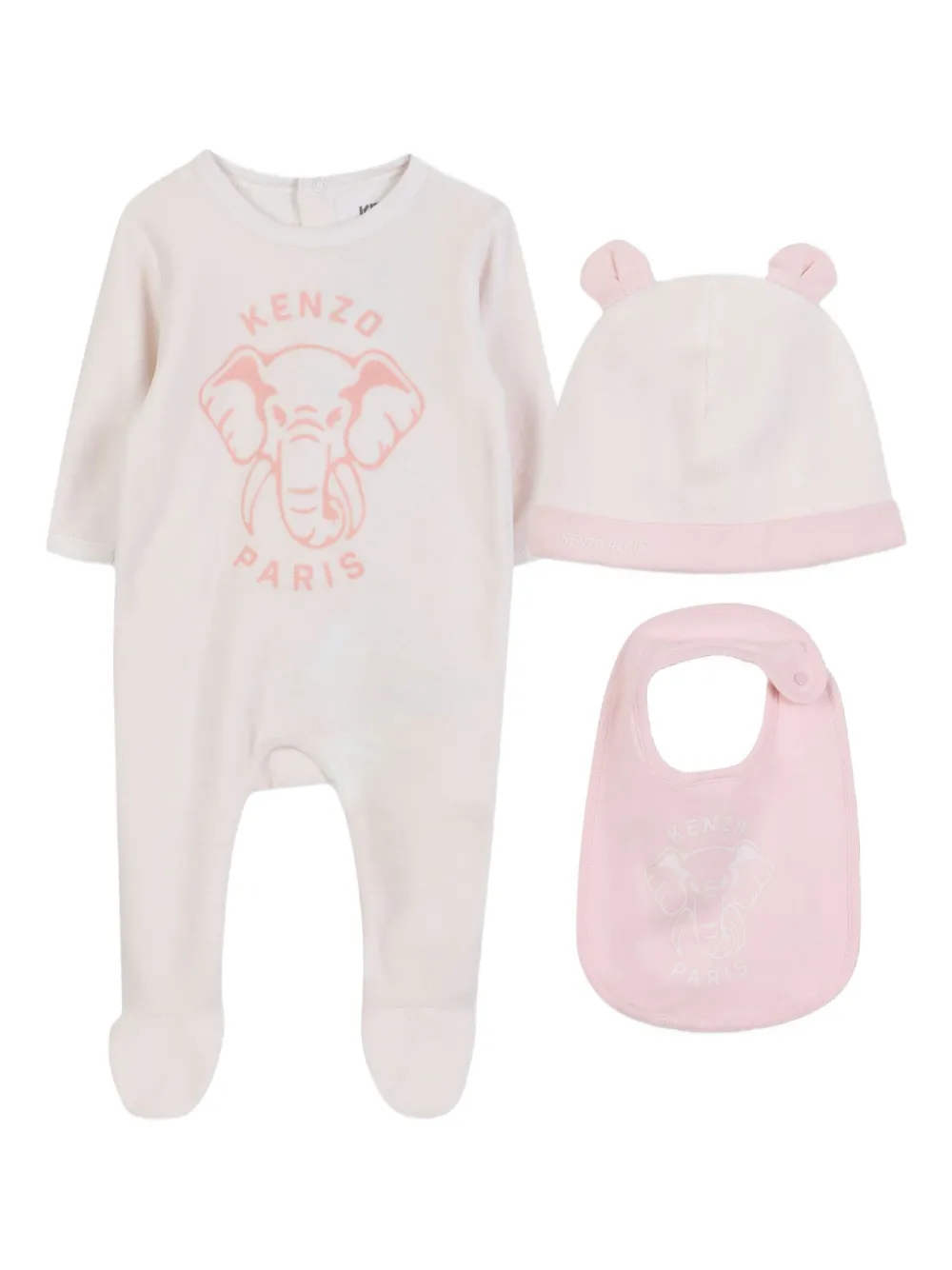 Комплект из комбинезона и топа с принтом Kenzo Kids, белый — фото 4