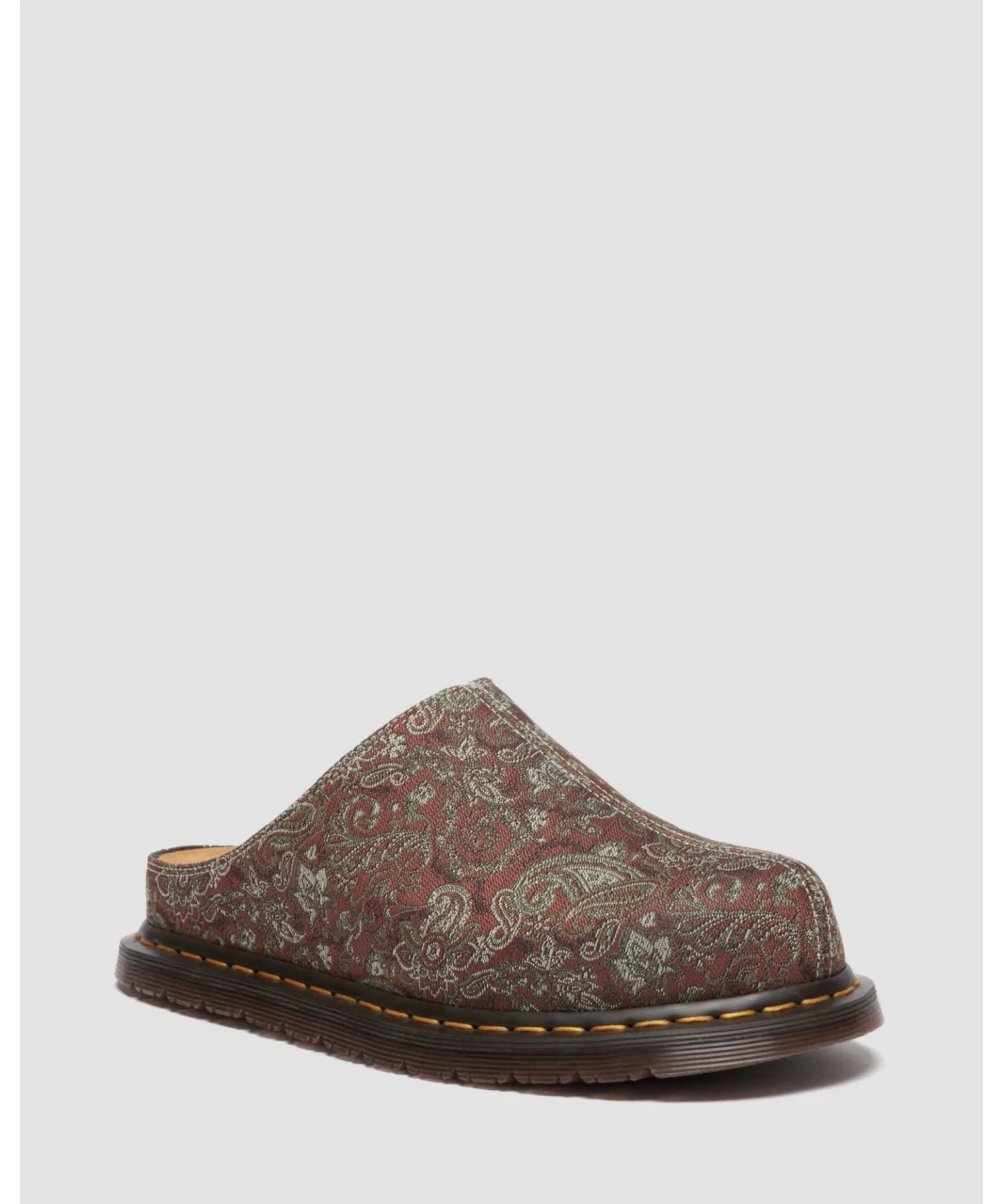 Унисекс мюли Dr. Martens SAN из жаккарда с узором пейсли мультиколор