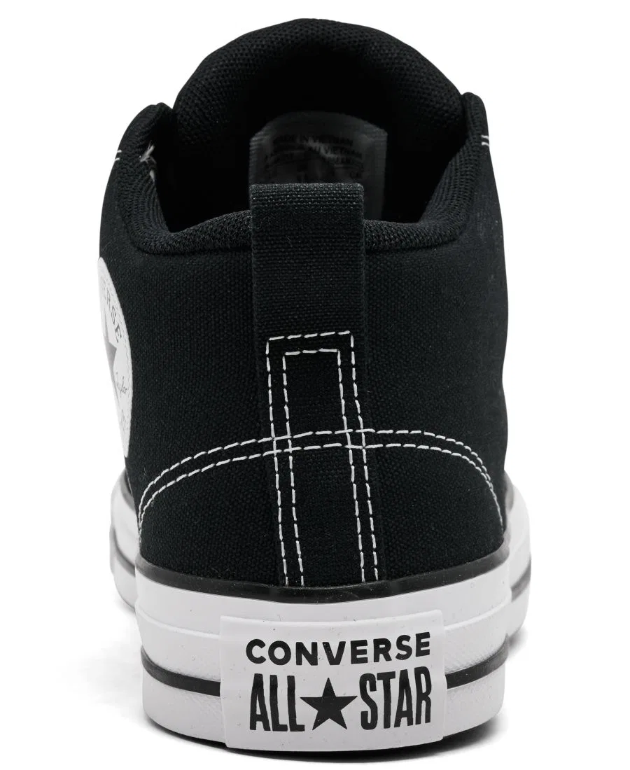 Детские кроссовки Chuck Taylor All Star Malden Street Casual от Finish Line Converse, белый/черный — фото 4