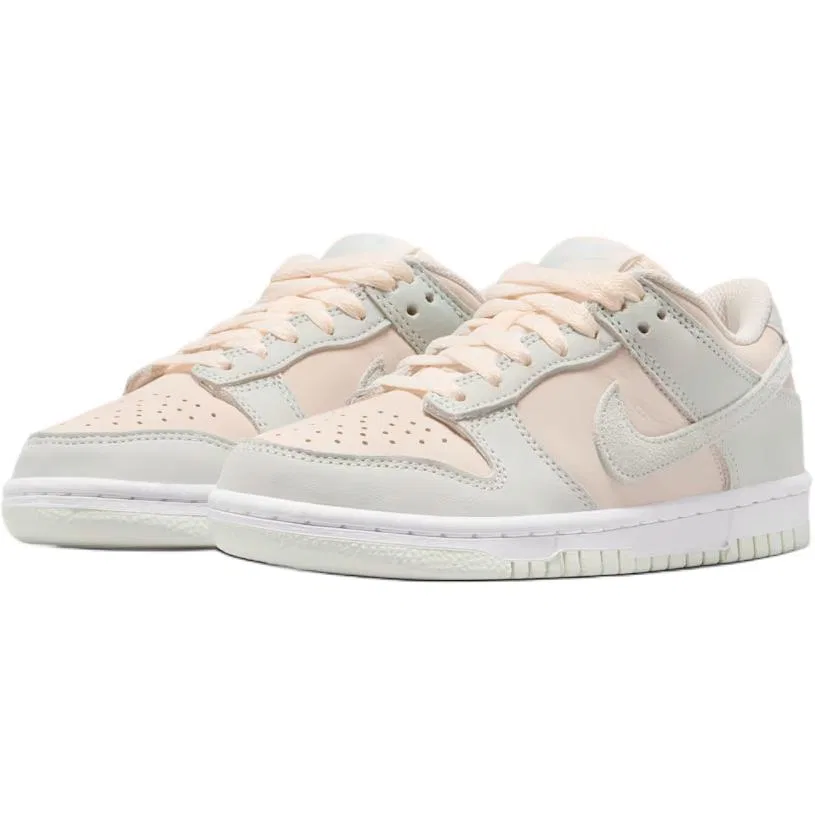Кроссовки для скейтбординга Dunk Low top Kids' Pink Green Kids' Nike — фото 3