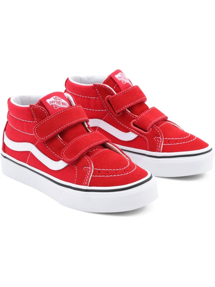 

Кроссовки на шнуровке Vans, красный