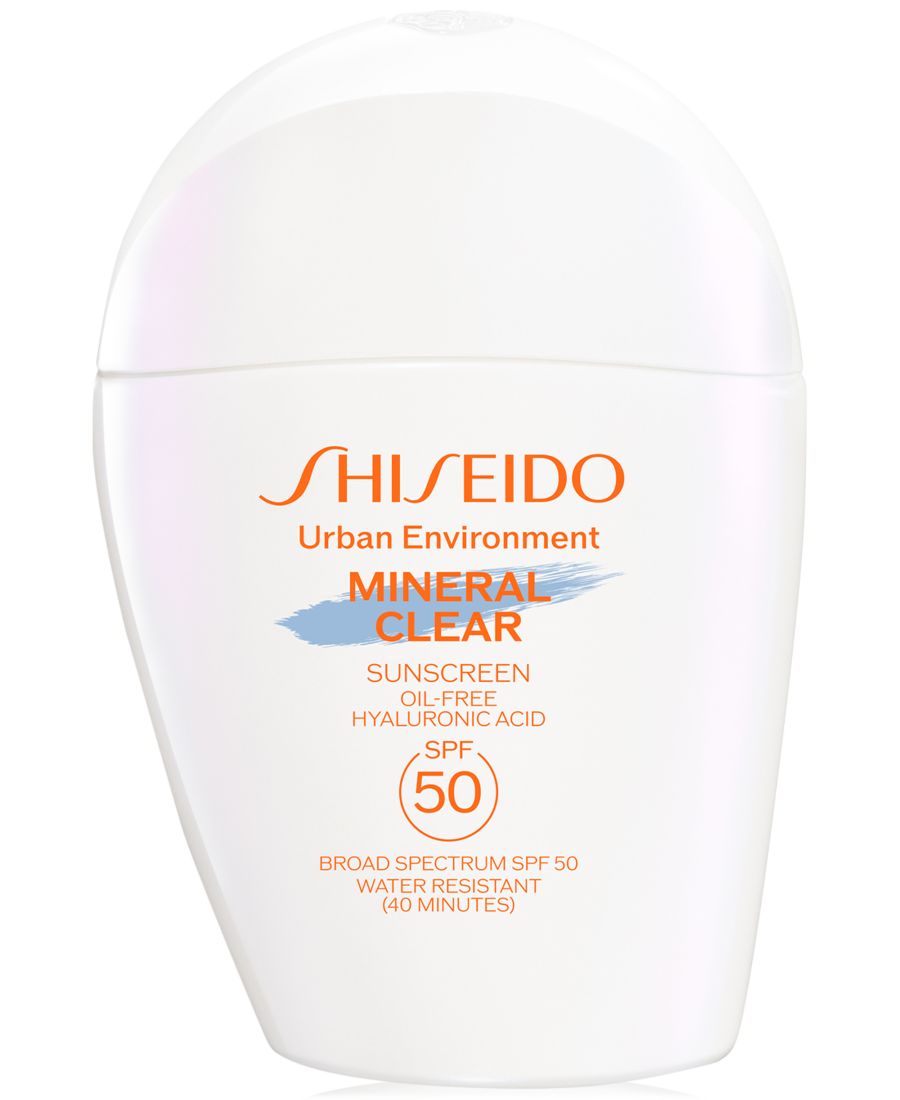

Солнцезащитный крем Urban Environment Mineral Clear Sunscreen SPF 50 Shiseido,