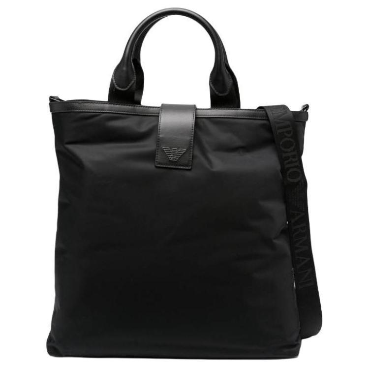 

EMPORIO ARMANI Хлопковая сумка, мужская черная сумка через плечо