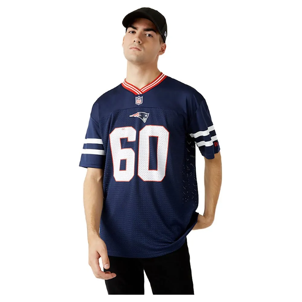 

Футболка New Era NFL Oversized New England Patriots short sleeve v neck, синий