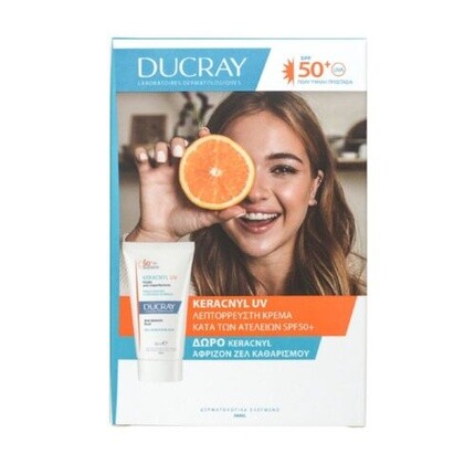 

Keracnyl UV SPF50+ Жидкий солнцезащитный крем для лица против пятен 50 мл Ducray