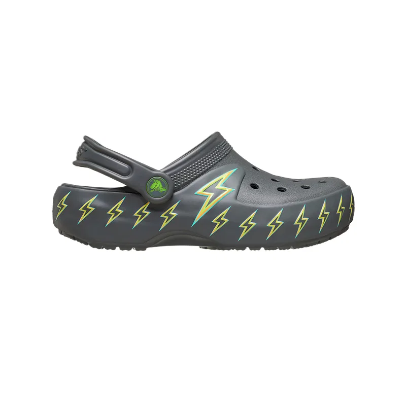 Детские сабо Crocs Kids' Clogs Carbon Fiber Gray — фото 3