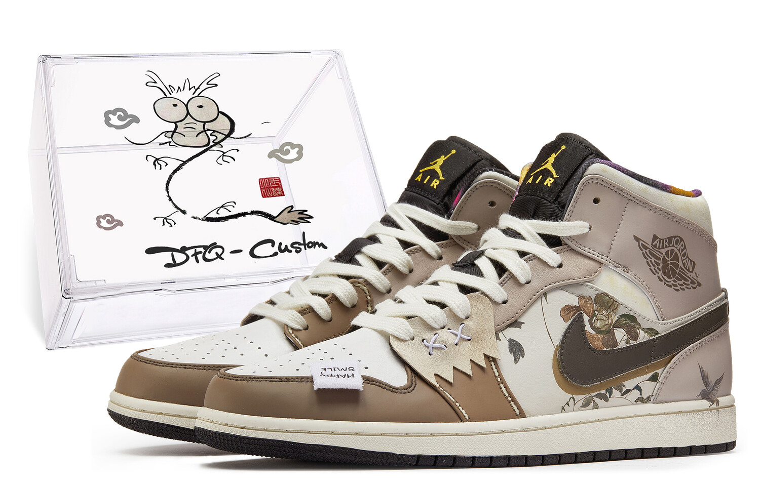 

Jordan Air Jordan 1 винтажные баскетбольные кроссовки мужские, Brown