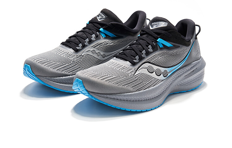 Кроссовки saucony Triumph 21 мужские, Серый/Черный — фото 3