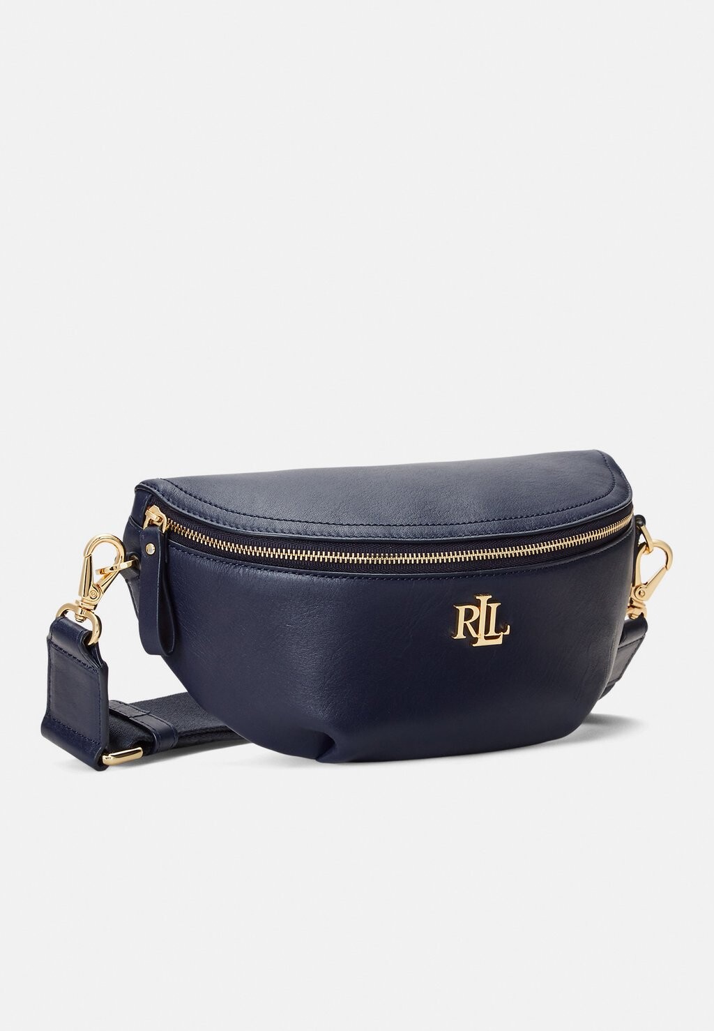

Поясная сумка LEATHER MARCY BELT BAG Ralph Lauren, темно-синий