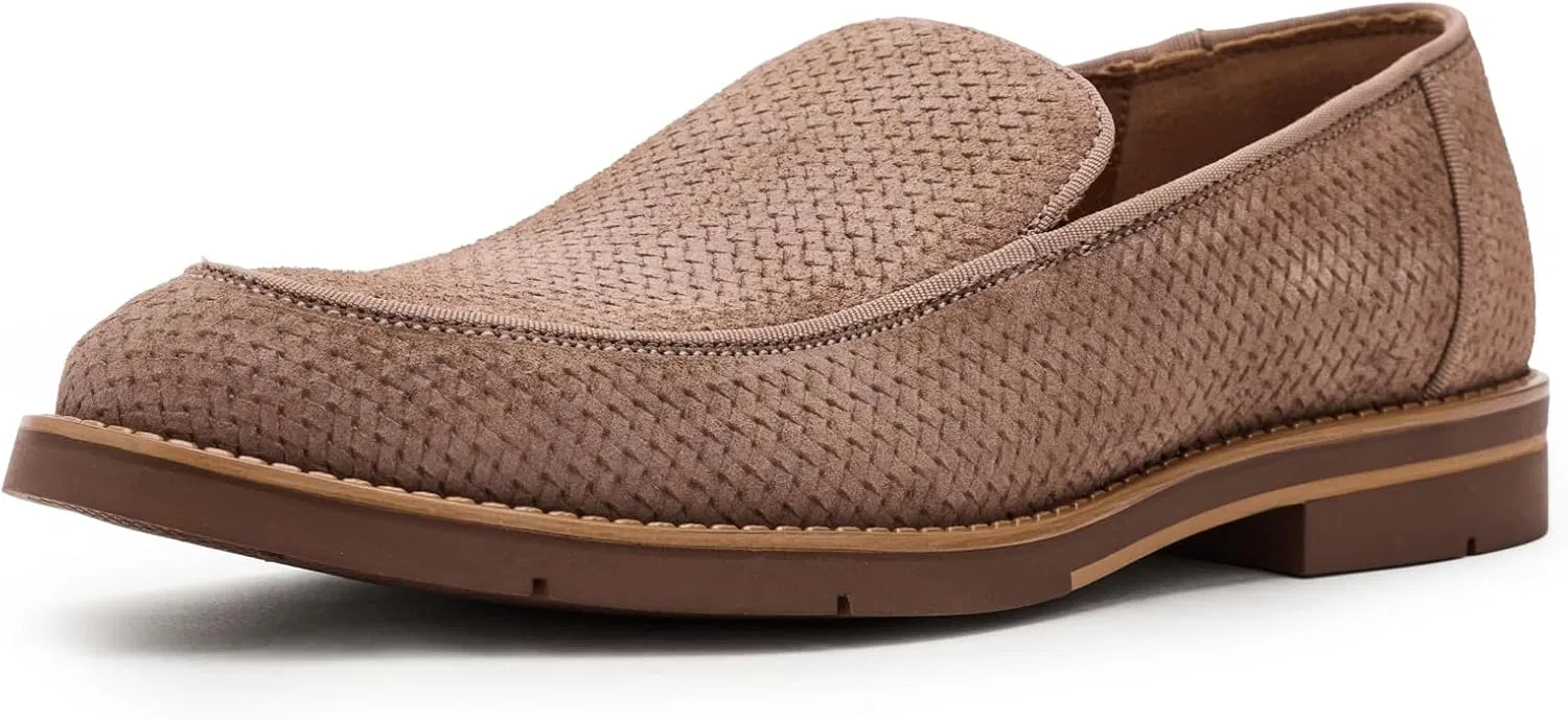 Лоферы мужские André Assous, Taupe Suede Woven