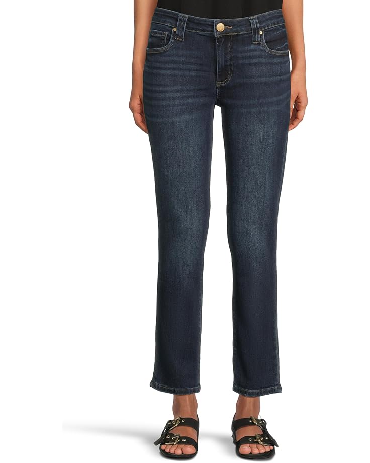 

Джинсы KUT from the Kloth Petite Stevie Mid Rise Straight Leg 5 Pkt, цвет Enchantment