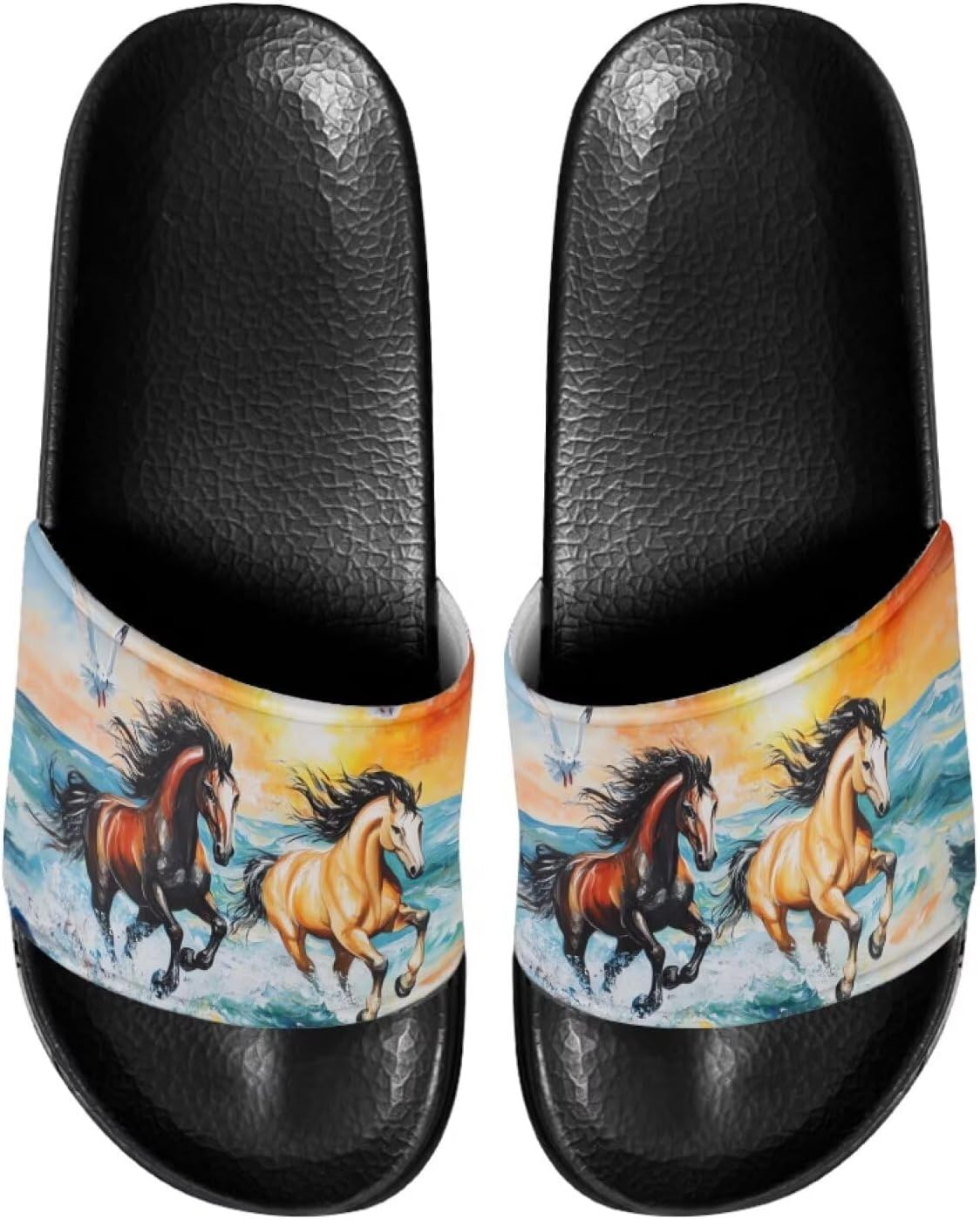 

Мужские сандалии-сланцы Father's, тапочки для дома, удобные спортивные, противоскользящие для прогулок, пляжа, размеры US 5-14, черная подошва Vuriqeby