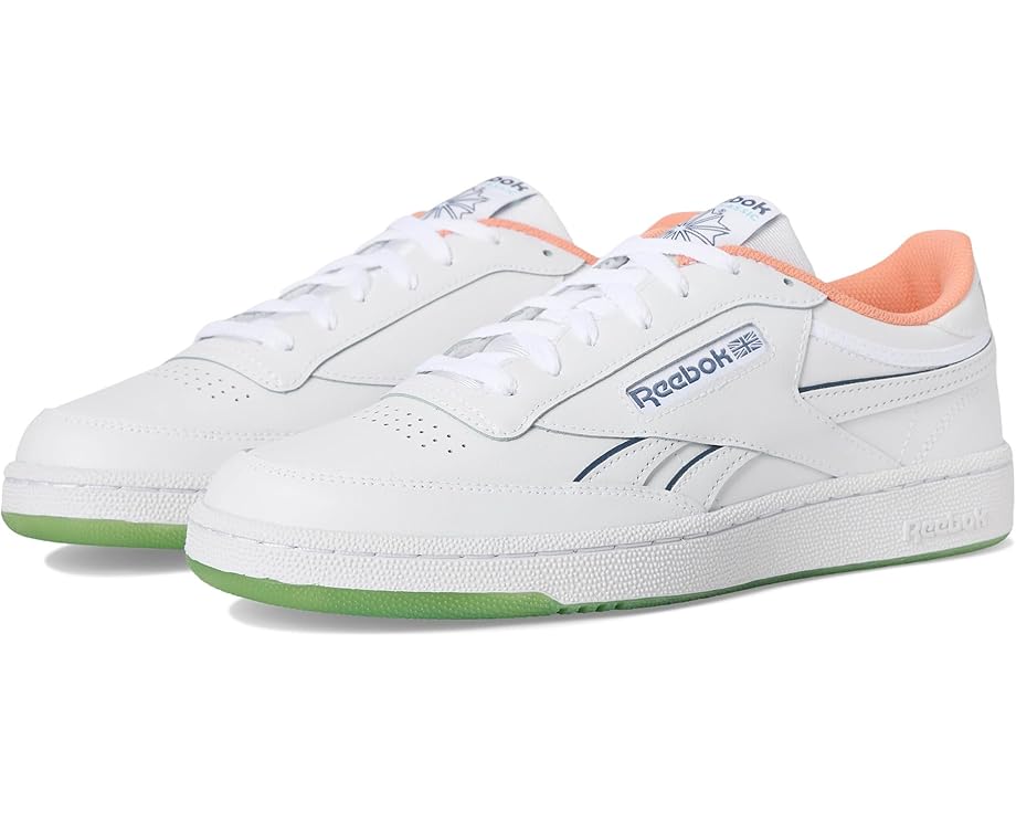 Кроссовки Reebok Lifestyle Club C Revenge, цвет White/Aiaqua/Sunkissed Orange