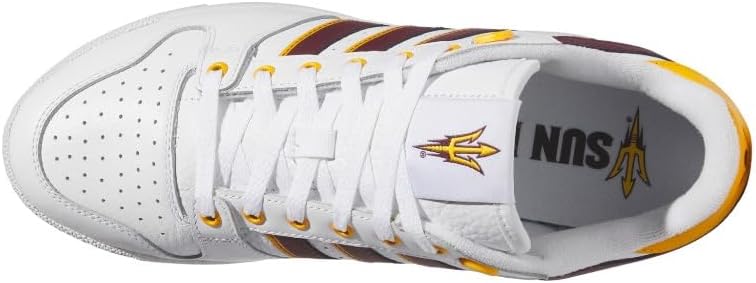 Мужские кроссовки adidas Centennial Rm NCAA на шнуровке для повседневной носки - белые — фото 4