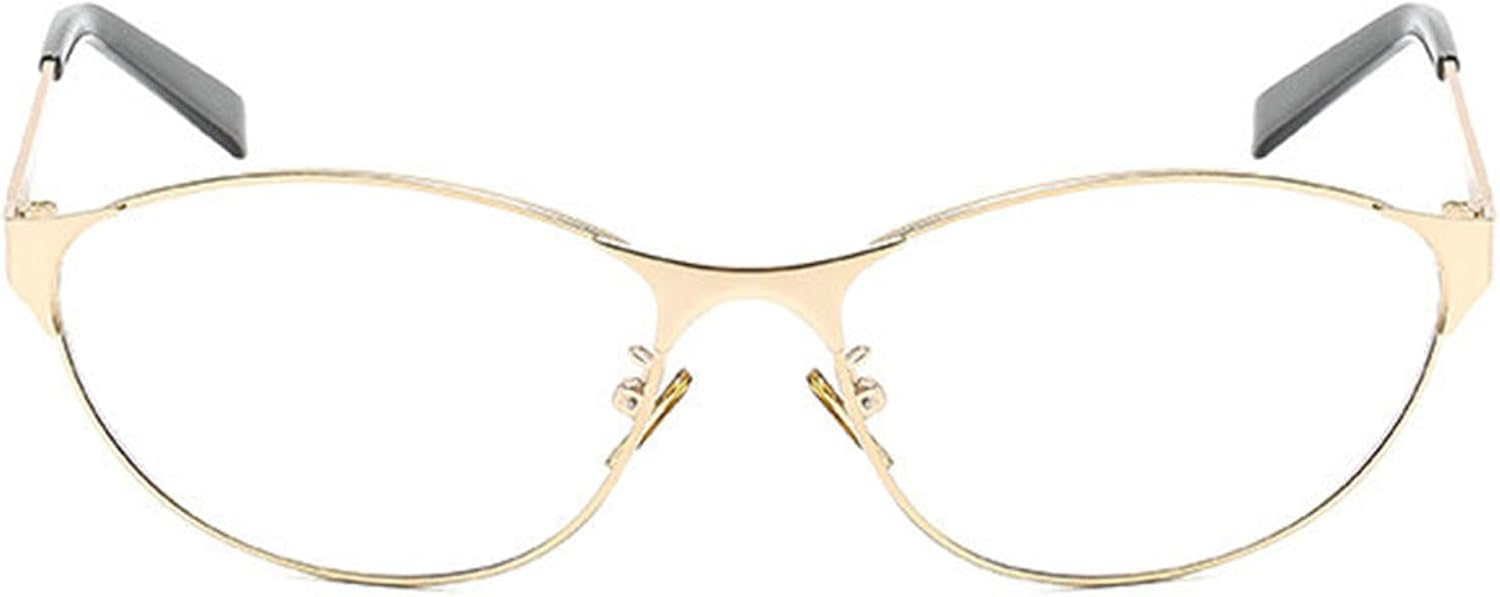 

willochra Модные солнцезащитные очки «кошачий глаз» для женщин 2025 года, роскошные винтажные солнцезащитные очки в маленькой овальной металлической оправе для женщин, ретро-очки, C6