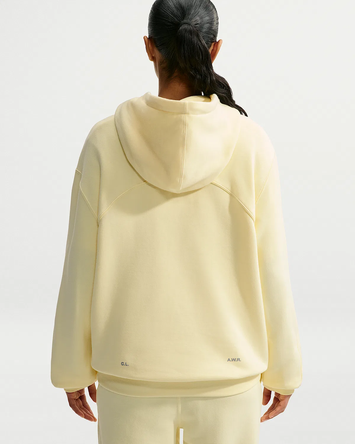 Флисовая худи CS Hoodie 2 NOCTA, Alabaster/Stealth — фото 4