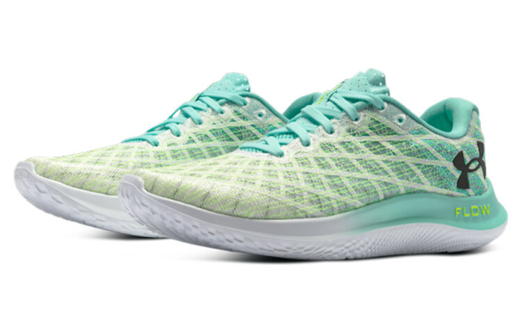 Кроссовки Flow Velociti Wind 2 мужские низкие зеленые Under Armour — фото 3
