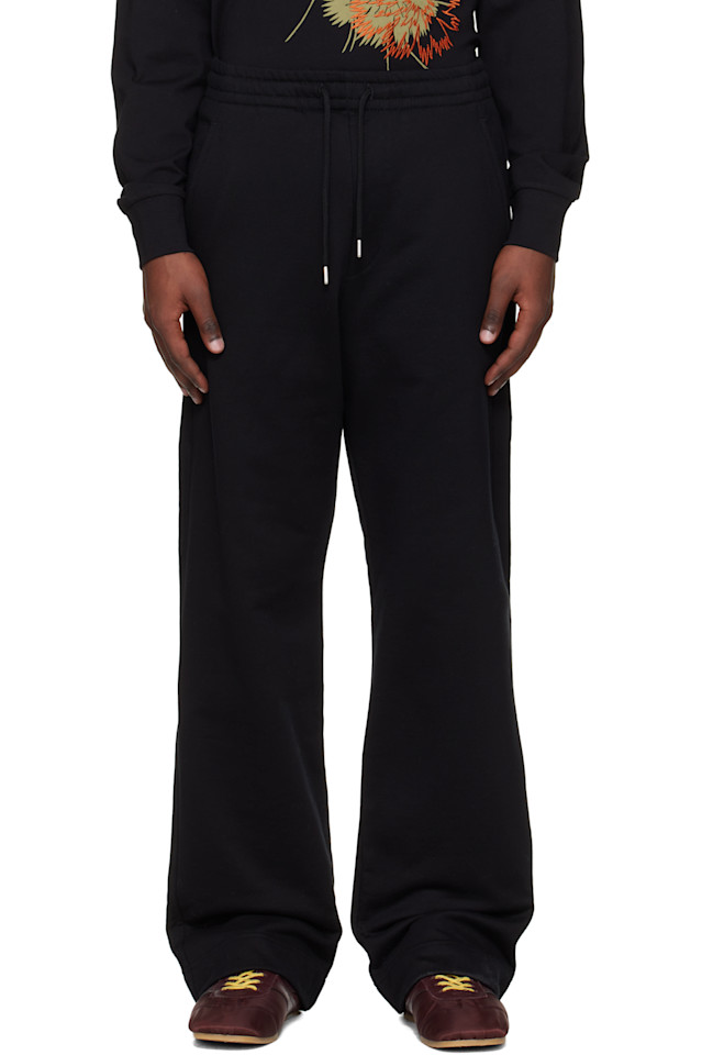 

Спортивные штаны на шнуровке Dries Van Noten, черный