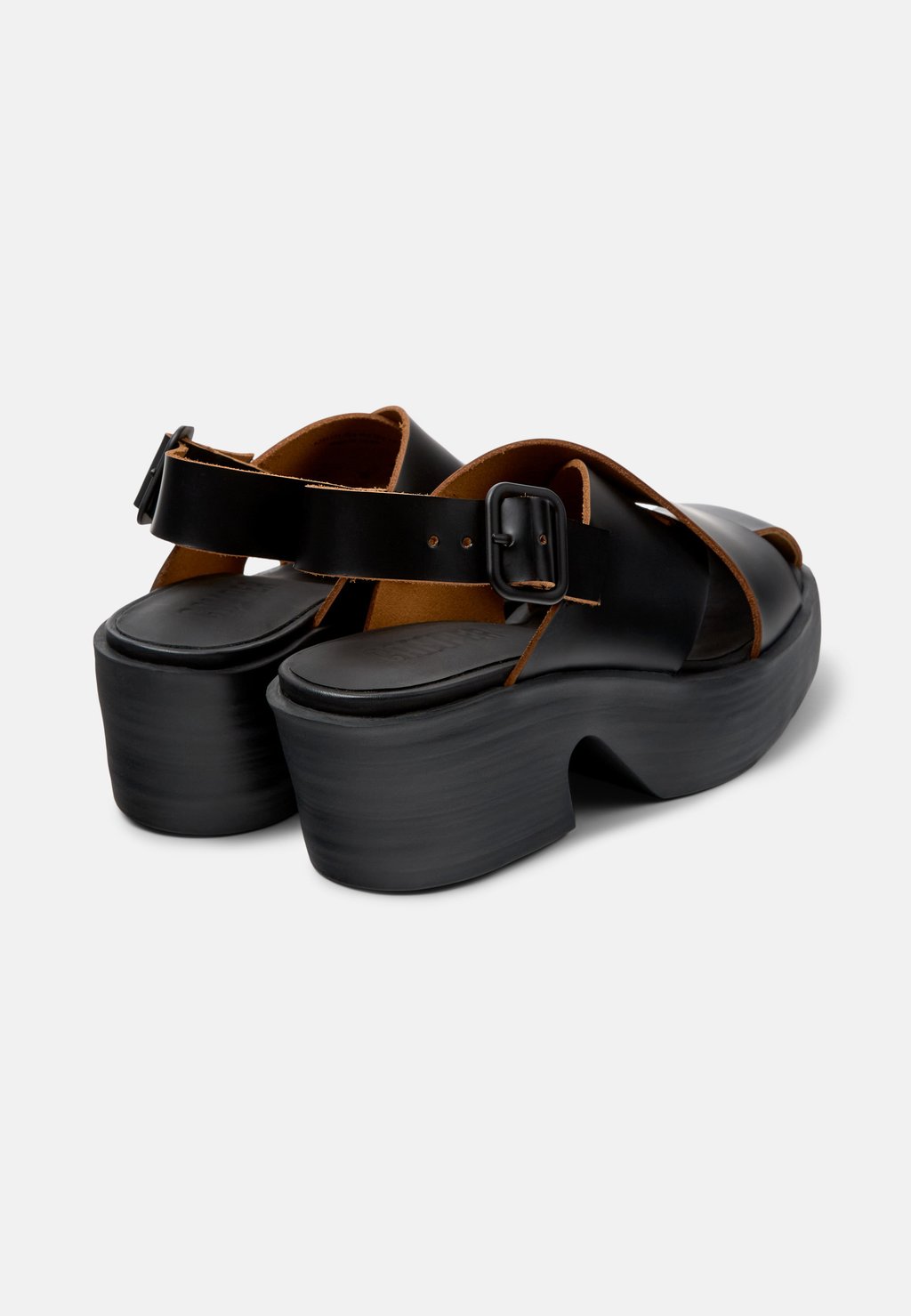 Босоножки на платформе Camper, черный — фото 4